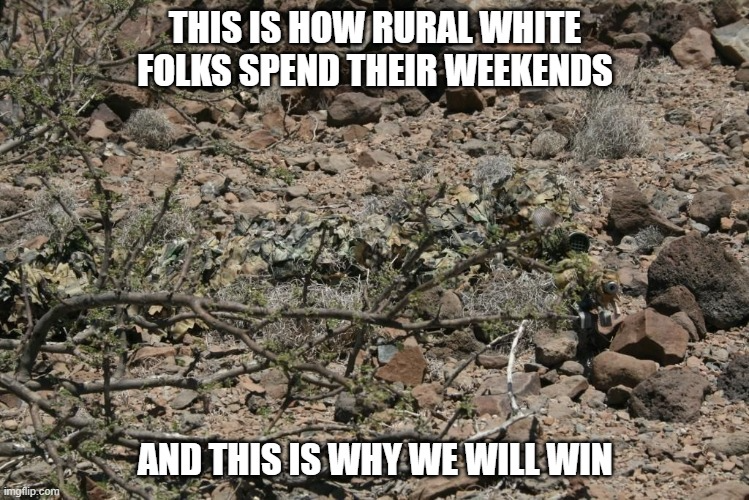 Reminder from the Rural White Folks Association