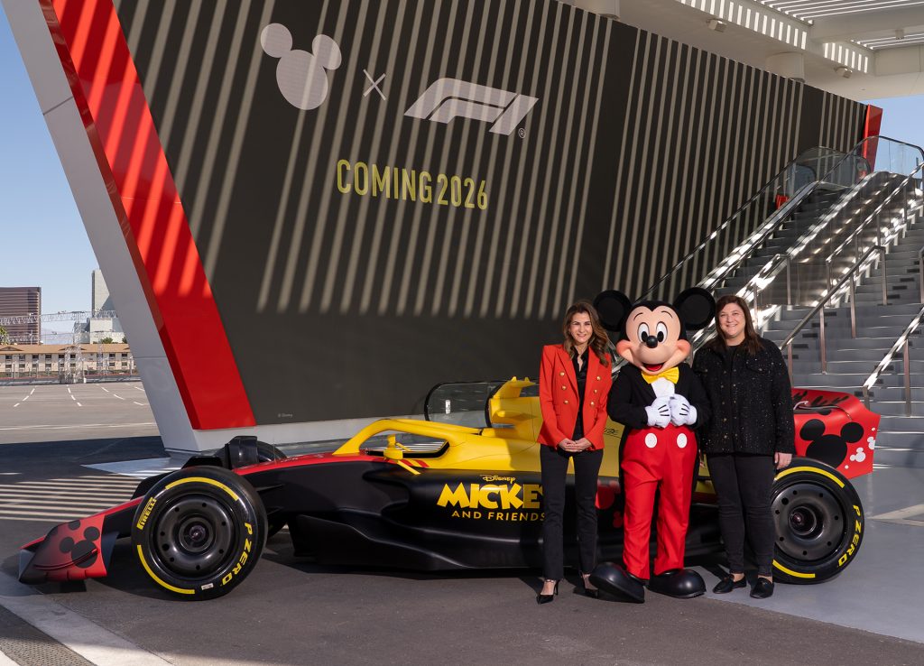 Disney Announces Partnership with Formula 1 Racing in 2026
