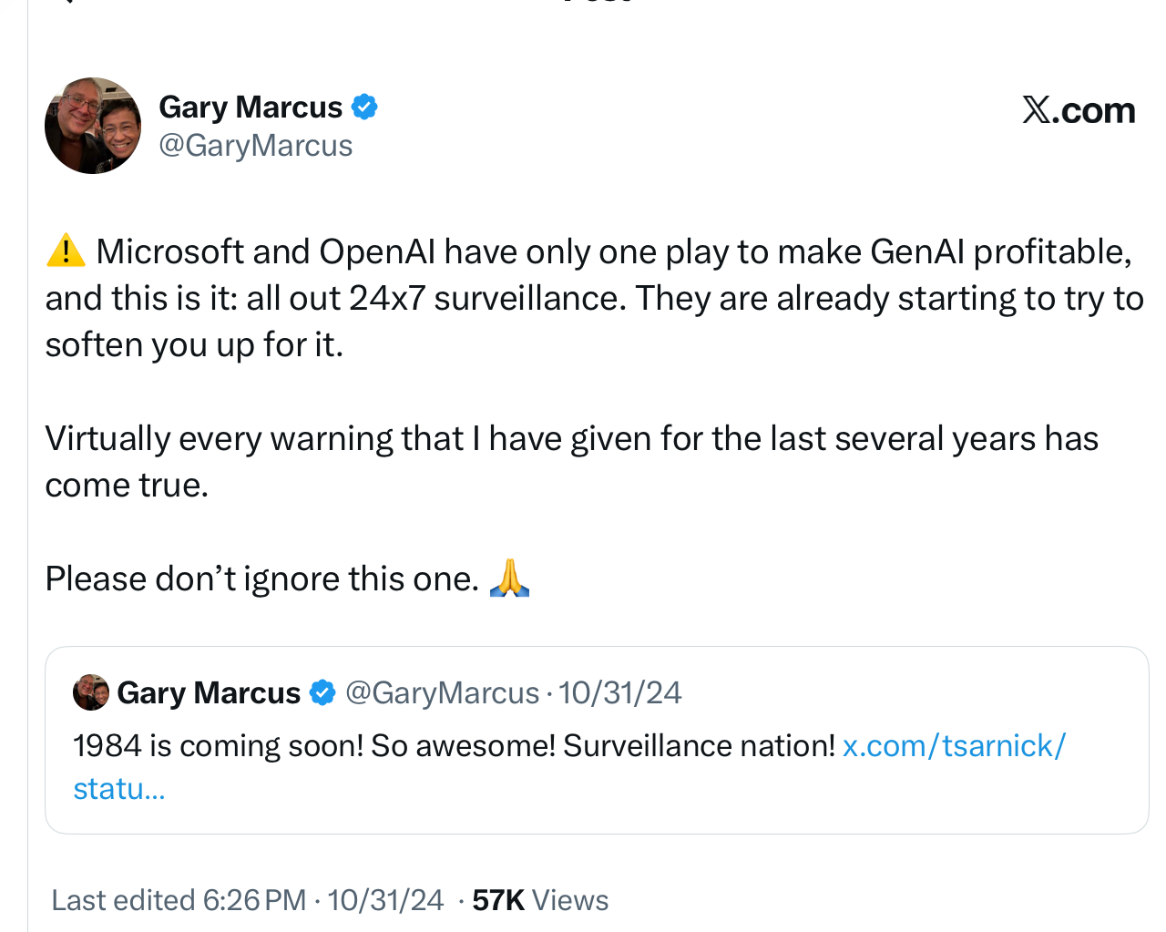 Marcus Sam BREAKING: Sam Altman’s greed and dishonesty are finally catching up to him