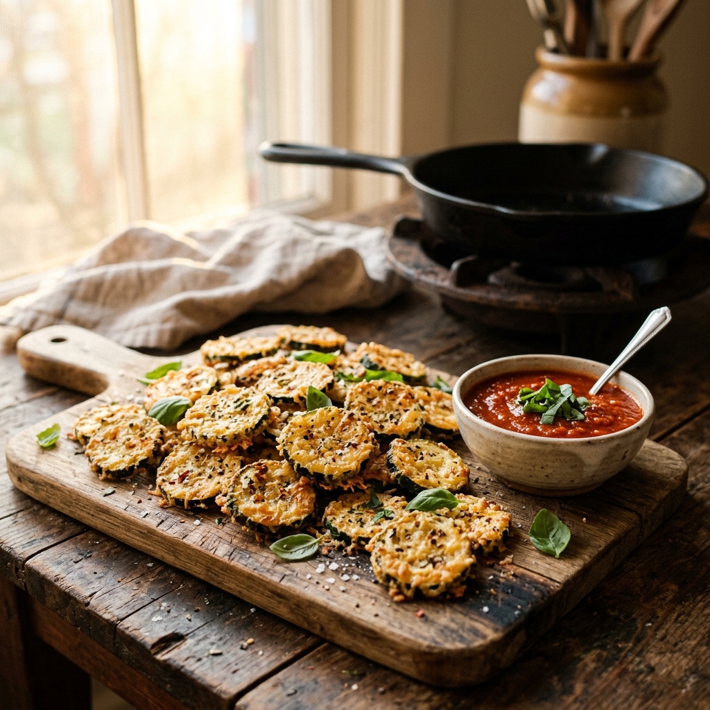 A platter of summer peach and burrata salad with fresh basil and balsamic drizzle on a wooden table
