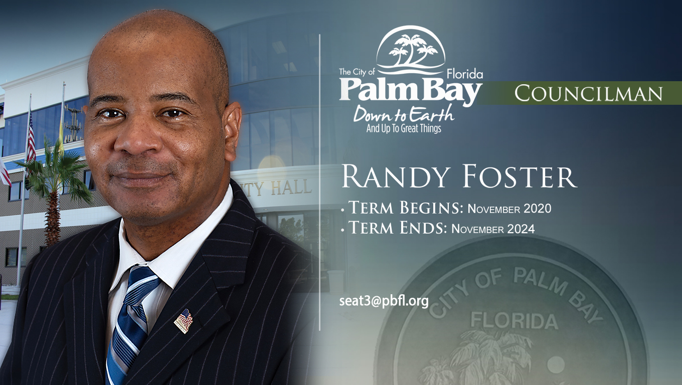 Image for article: 🌴 Palm Bay Councilman Randy Foster Resigns Due to Health Issues.