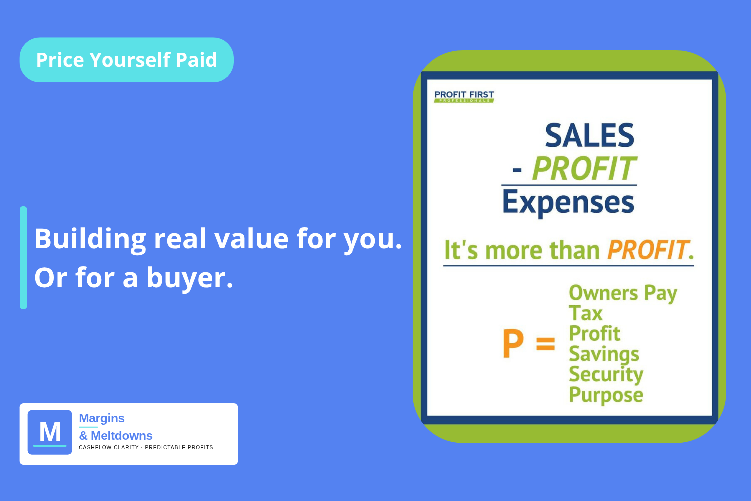 Why Profitability Isn't Optional — Even If You're Not Selling