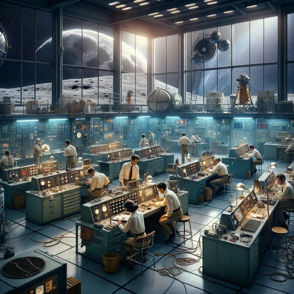 In a situation where there's an asteroid that close to earth, being on the moon with your favorite engineers is probably a good idea.
