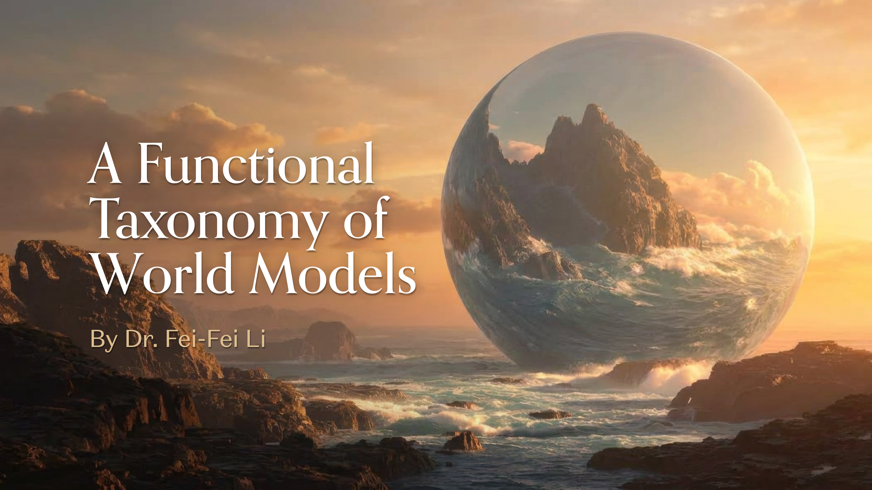 A Functional Taxonomy of World Models