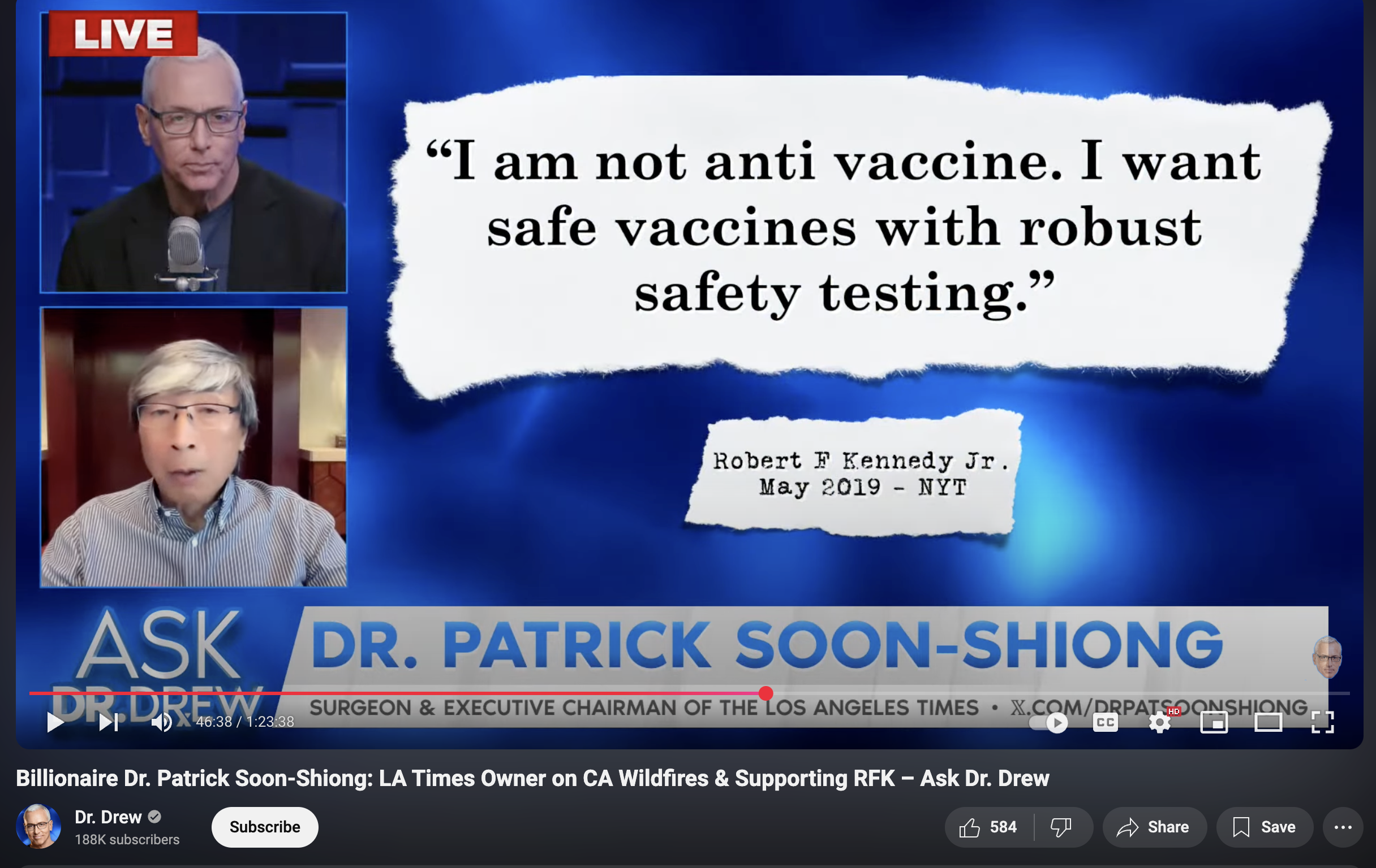 Did Dr. Soon-Shiong Tell Tucker Carlson About The Cape Town Prison Vax?