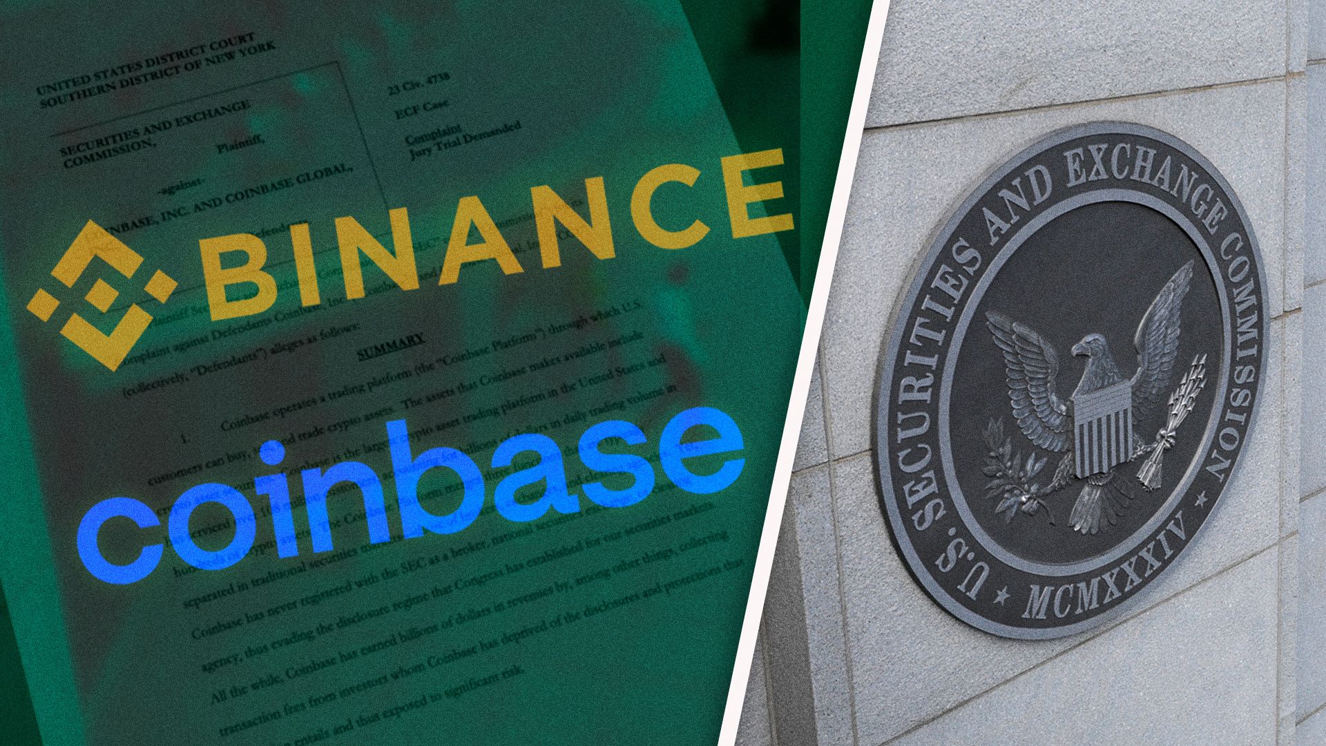 SEC sues Coinbase & Binance as regulating crypto industry gets aggressive  😳; Affirm gives another masterclass in partnerships as it strengthens ties  w Amazon 👏; Adyen keeps dominating in payments 💸