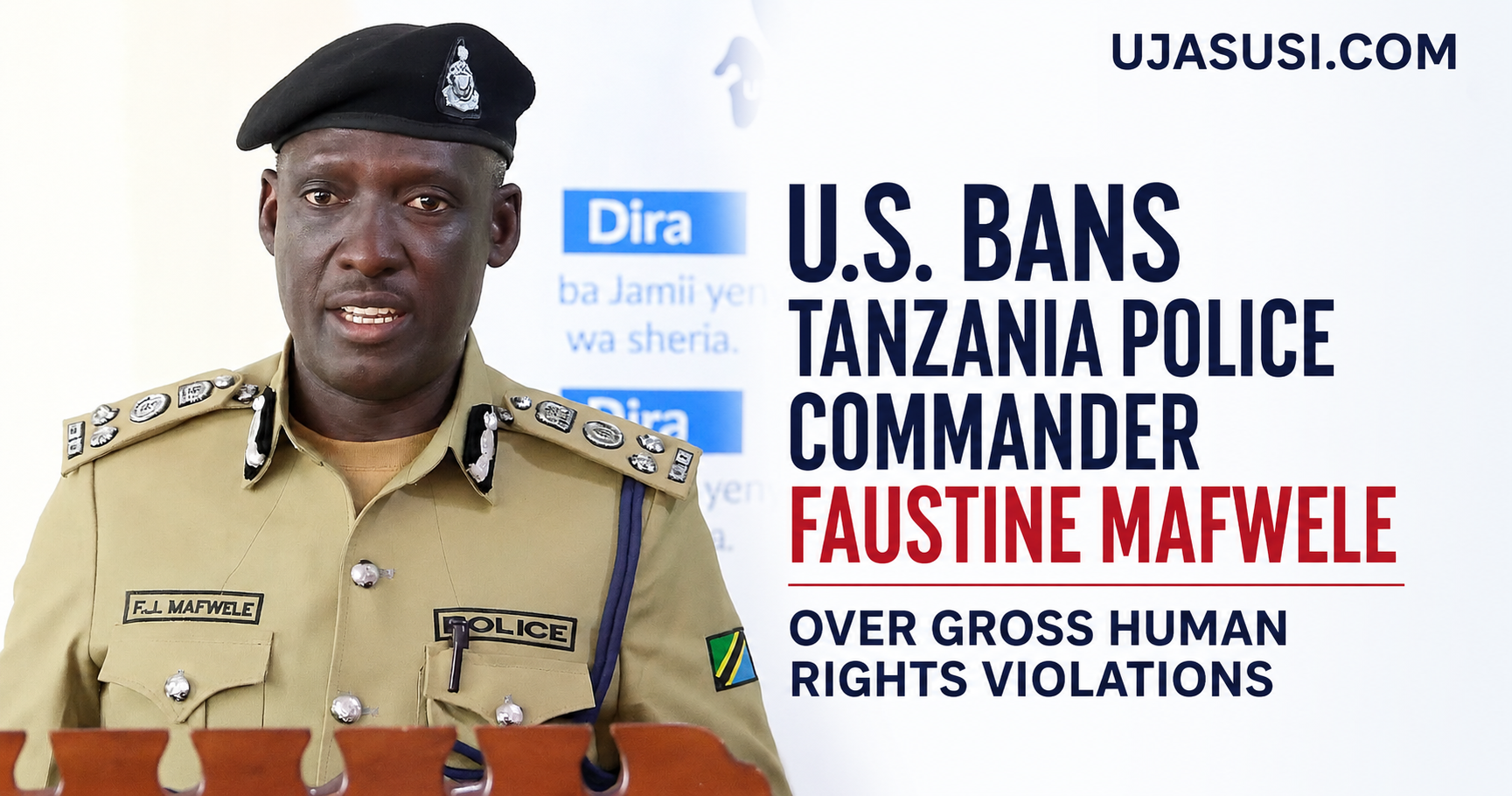 US Sanctions Tanzania Police Commander Mafwele
