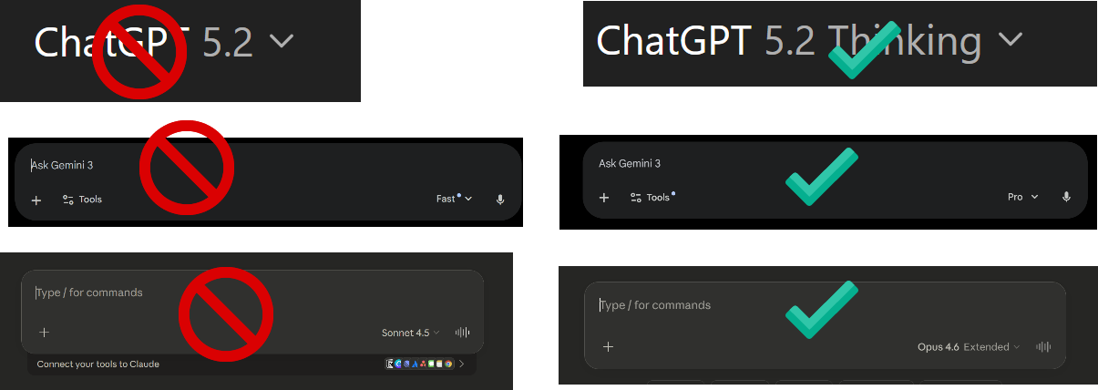 Шутка, но почти правда: для серьёзной работы берите продвинутые модели