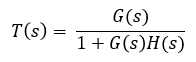 Closed loop from H(s) and G(s)