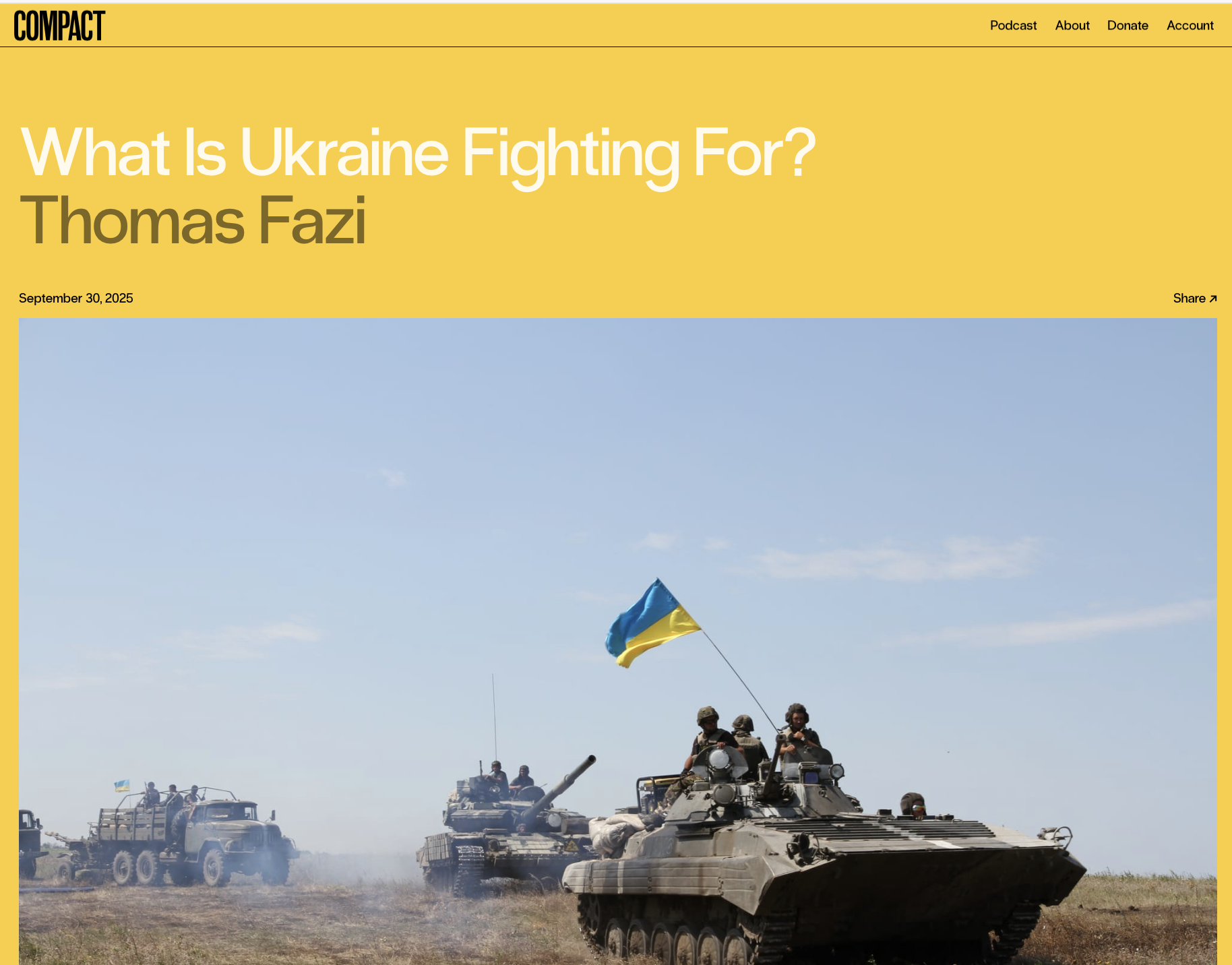 What is Ukraine fighting for? - Thomas Fazi