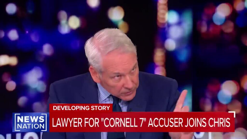 Thomas P. Giuffra, attorney for the Cornell Seven Jane Doe accuser Lucy Craig, appears on NewsNation’s CUOMO. His televised advocacy now sits beside a reported removal complaint attributed to him. 
