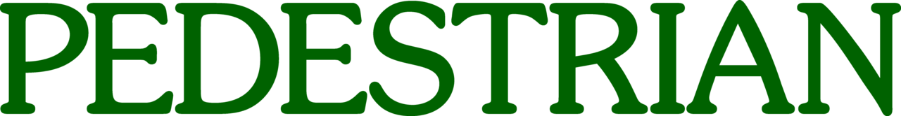 Substack banner for @pedestrian