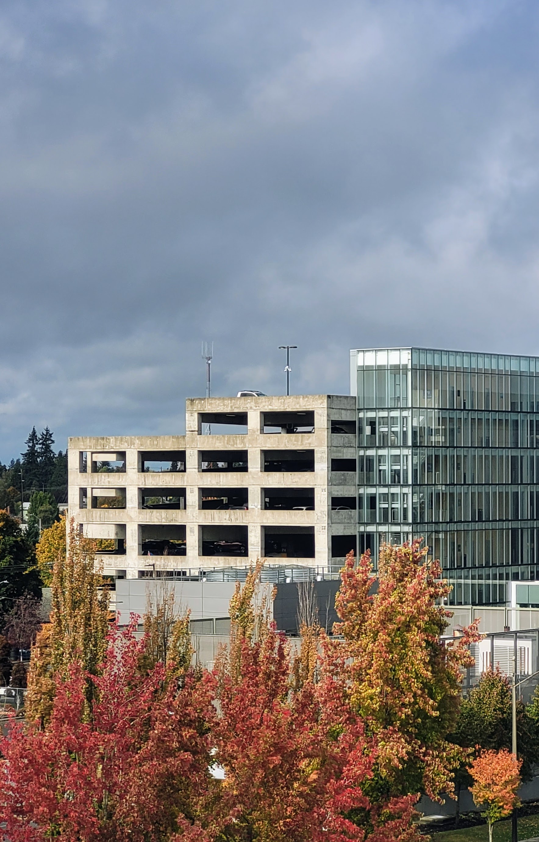 Running Meshtastic from the top of the parking garage