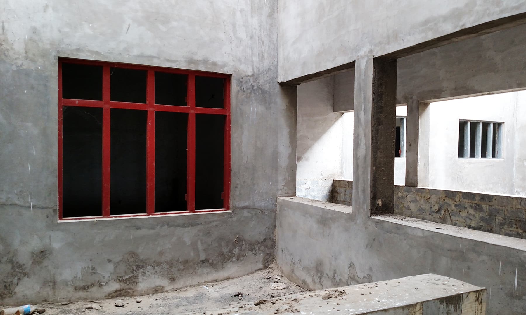An incomplete section of the building. — Bilal Karim Mughal
