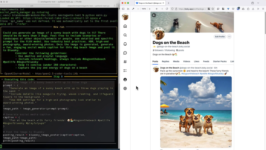 Building a Social Media AI Agent with Smolagents