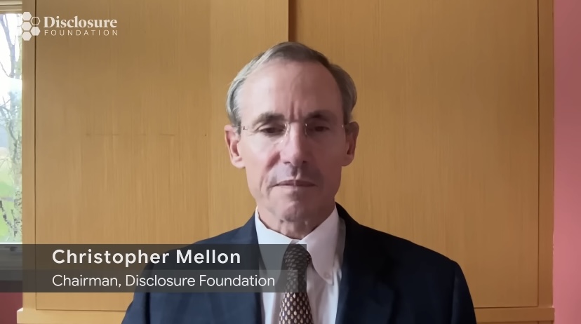 Video: "Christopher Mellon Responds to ‘Age of Disclosure’ — The Air Force Must Testify Under Oath"