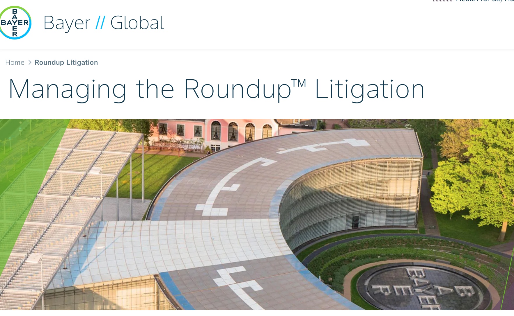 THIS WEEK: Pesticides are about to get a liability shield similar to the one for vaccines--unless there is a *miracle* or two. Could Bayer's $Billions Take Over Every Branch of Government?