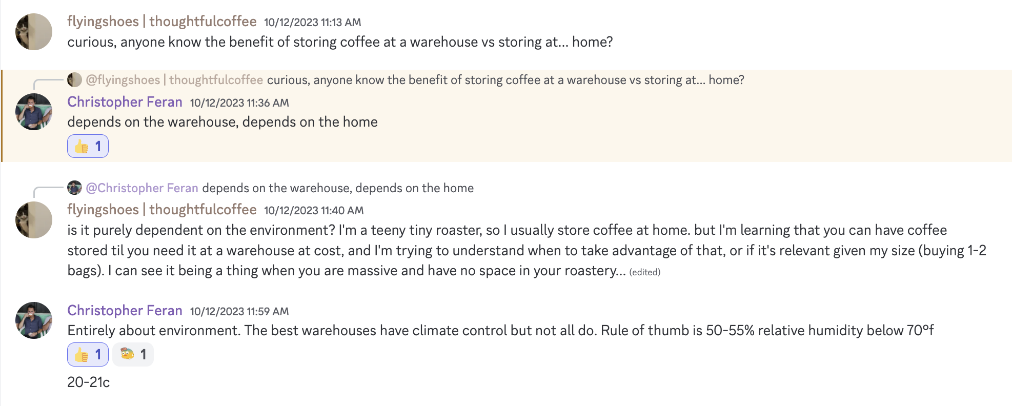 Community support screenshot 2