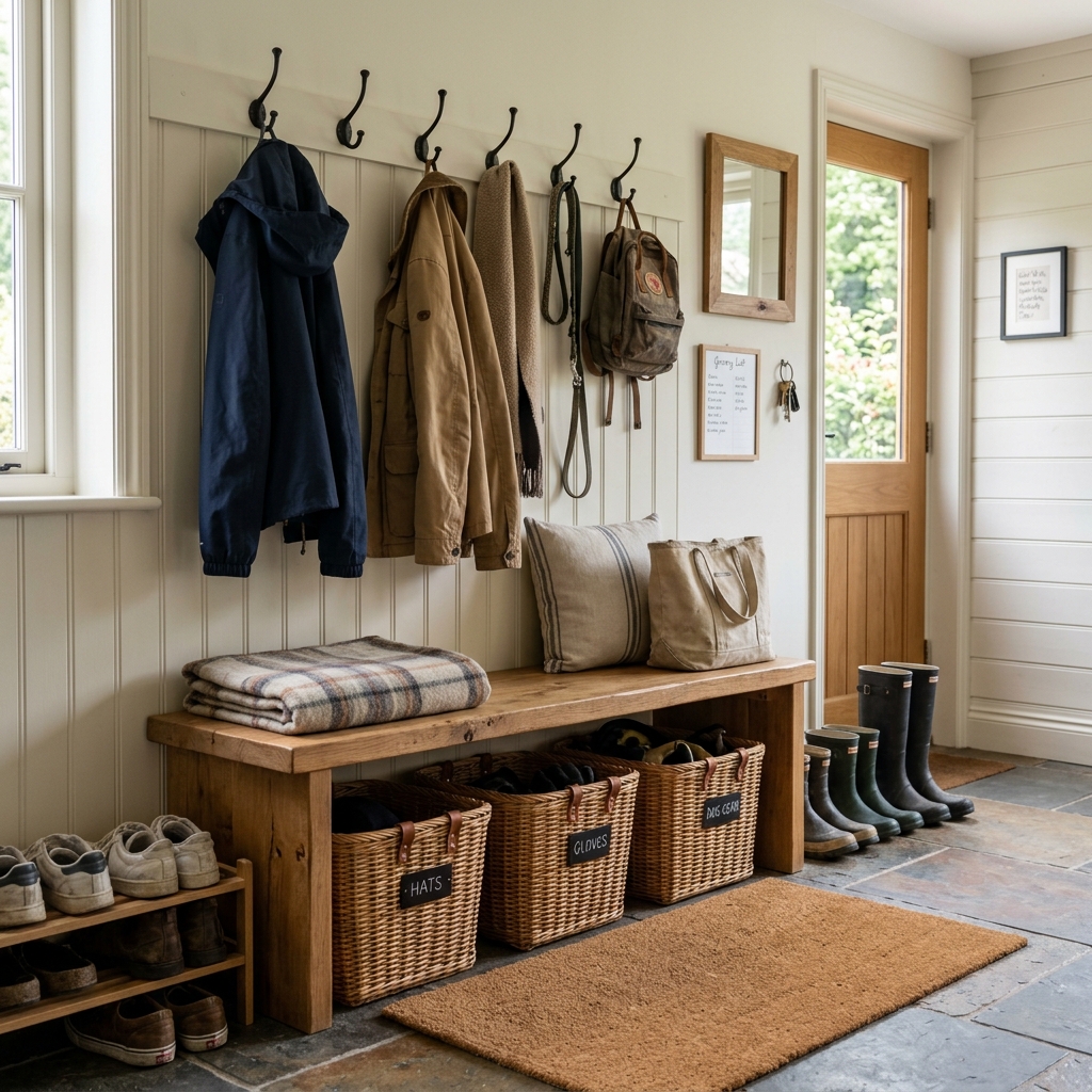 Functional Mudroom