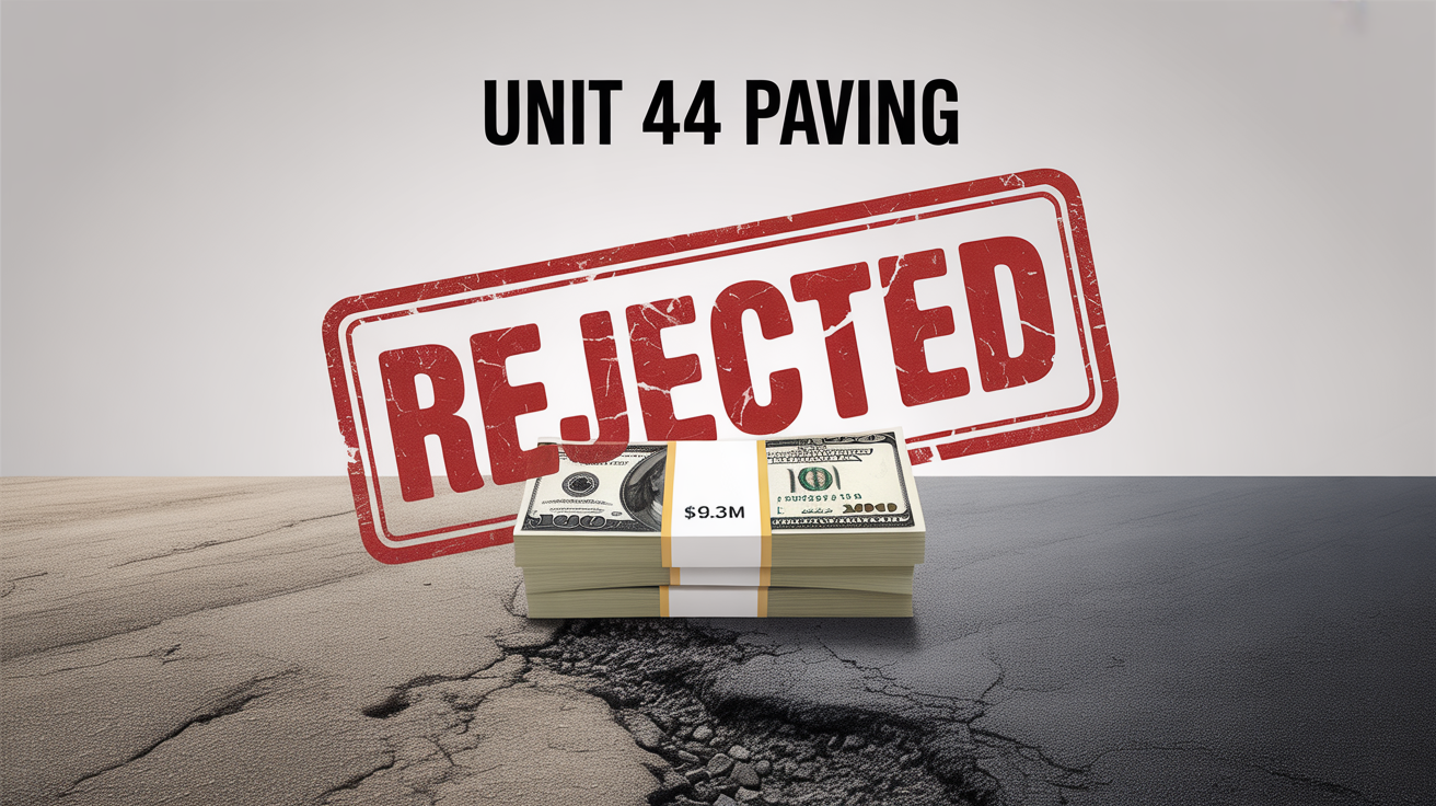 Image for article: Palm Bay Council Rejects $9.3M Road Paving Contract, Delays Lotis Development Vote