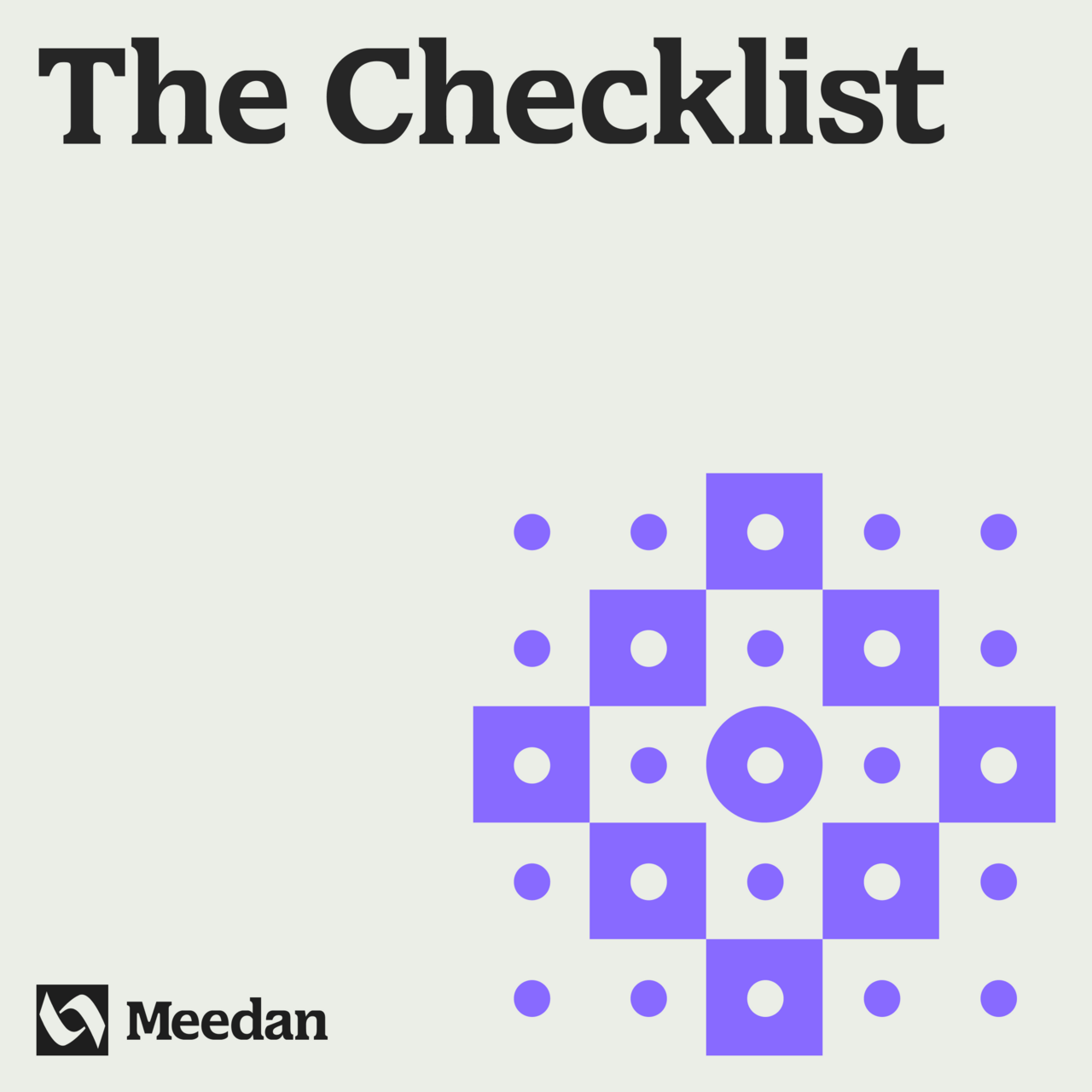Substack banner for @checklist