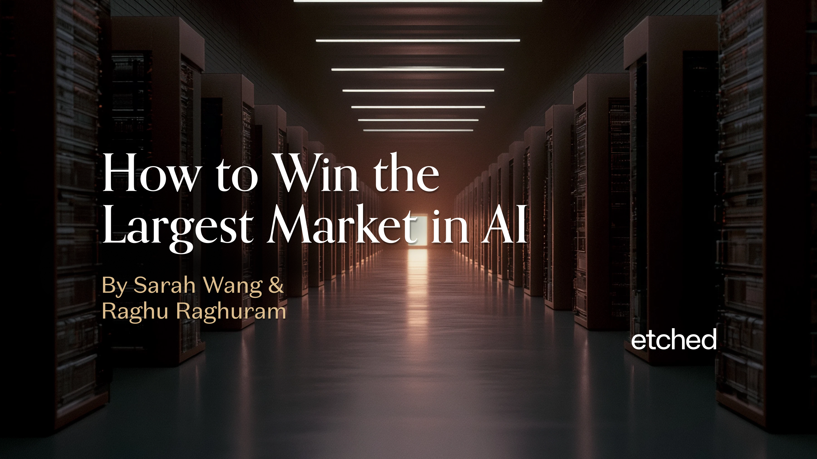 How to Win the Largest Market in AI
