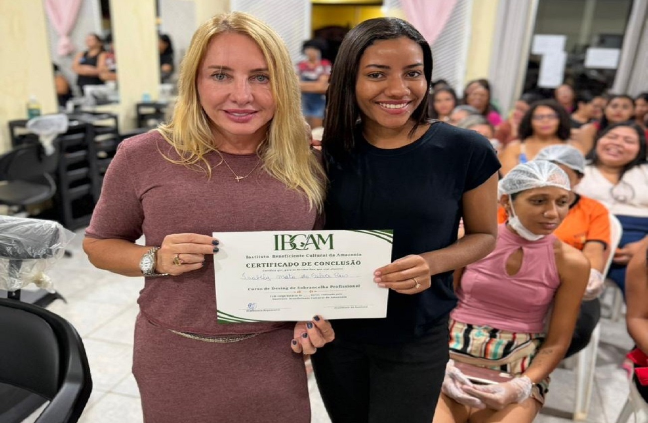 Ieda Chaves garante capacitação para 360 mulheres da zona Leste de Porto Velho