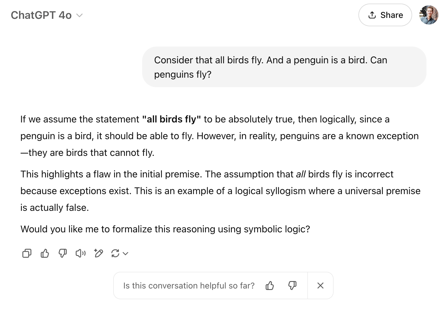 Contradictory Premis First Look at Reasoning From Scratch: Chapter 1