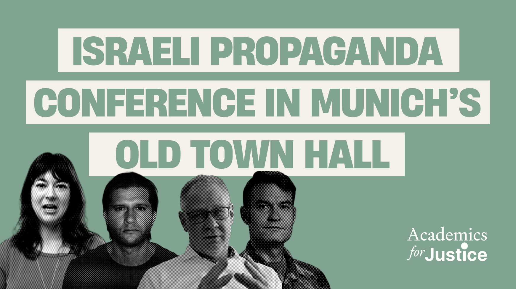 Right-wing pro-Israel propaganda conference held in Munich’s old town hall - with support from public broadcaster Bayerischer Rundfunk