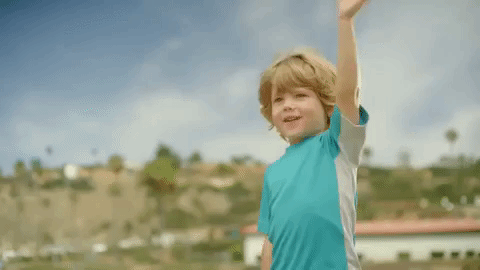 enfant au revoir coucou ariverderci goodbye Image, GIF animé