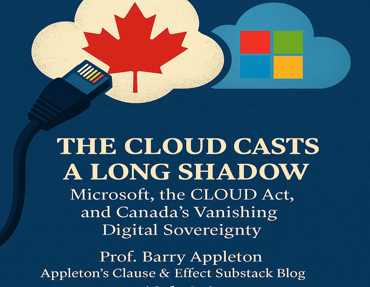 The Cloud Casts a Long Shadow: - Barry Appleton