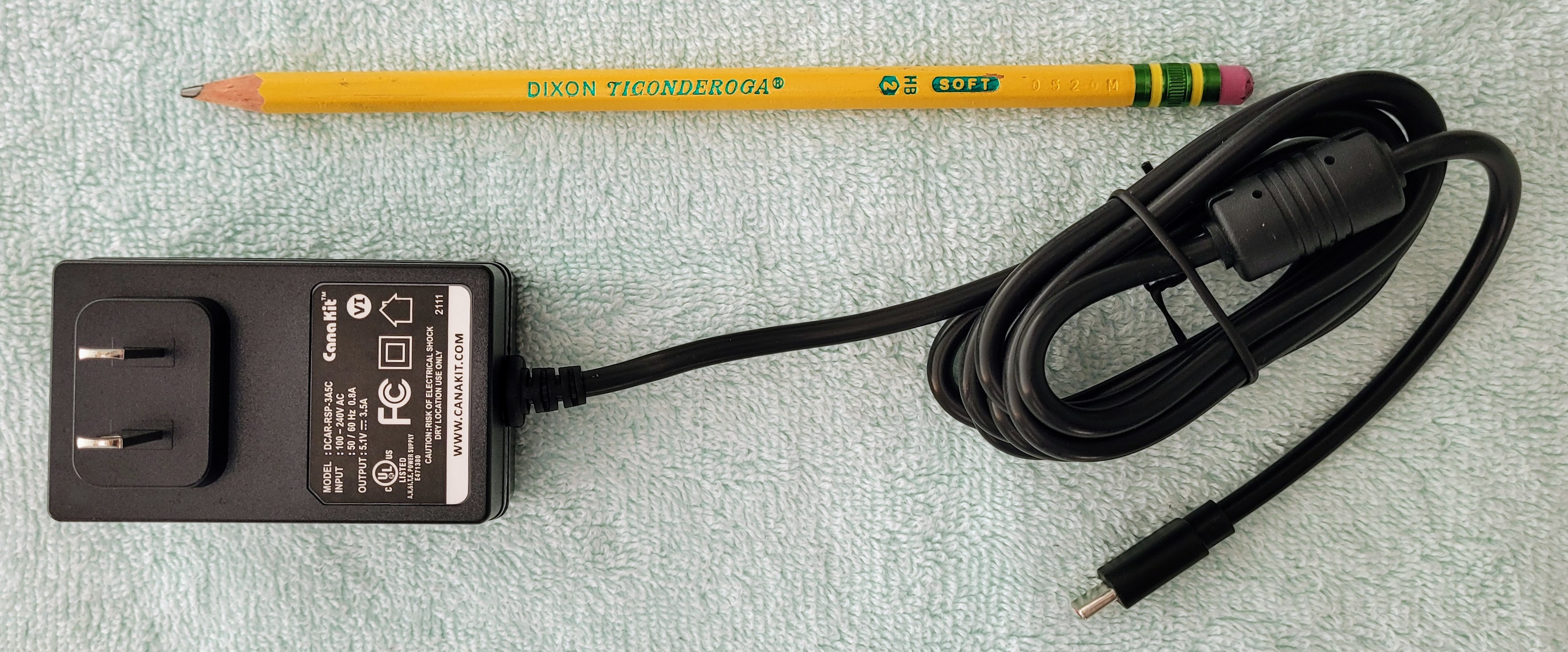 CanaKit power supply for the Raspberry Pi 4