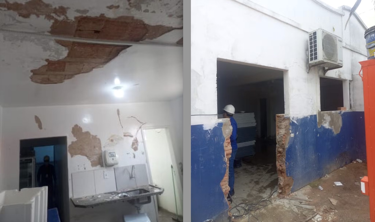 Crise na Saúde: Hospital João Paulo II apresenta riscos estruturais durante reforma em Porto Velho