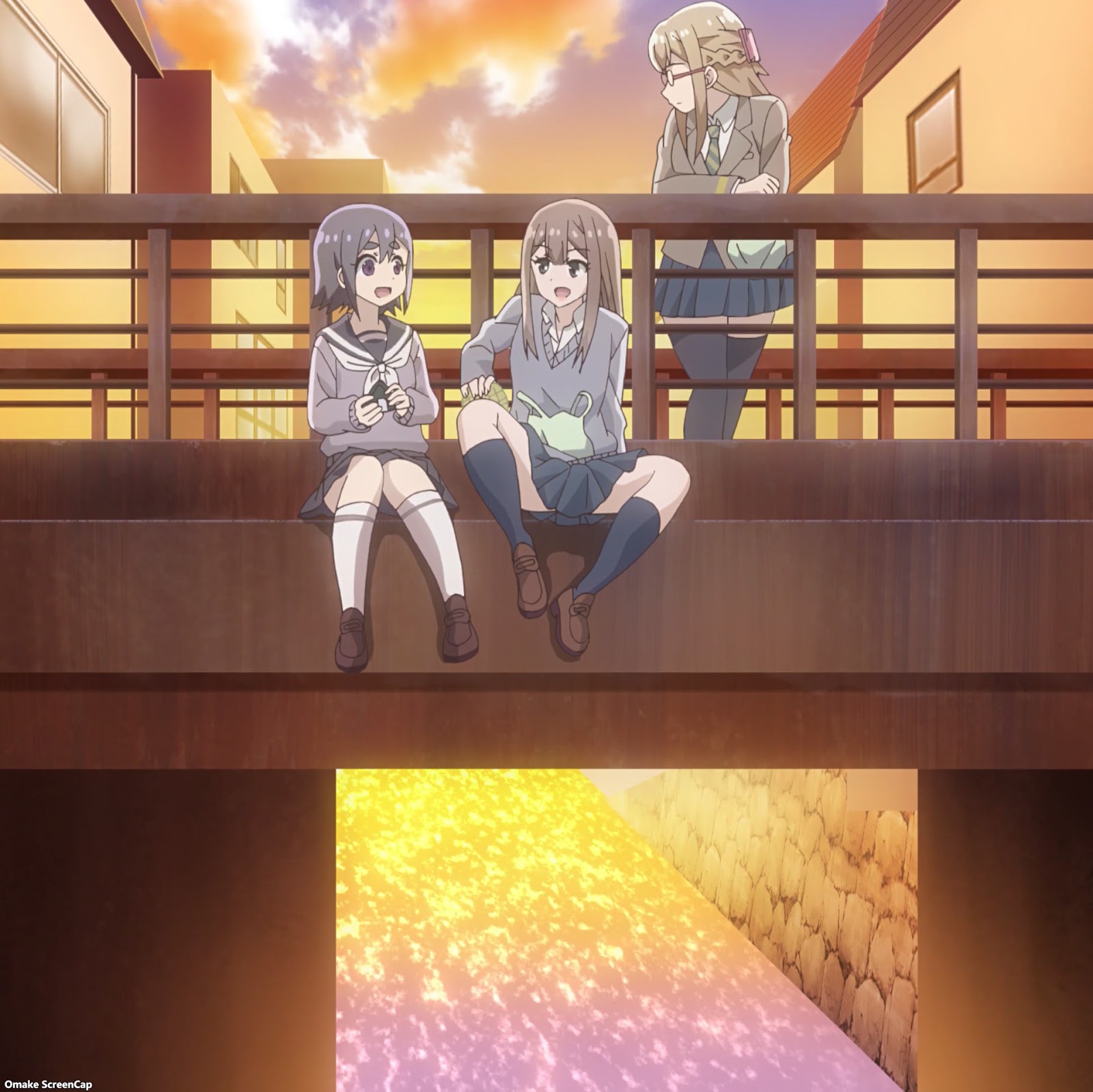 Omake Gif Anime - Joshikausei - Episode 12 [END] - Shibumi Momoko Help ...
