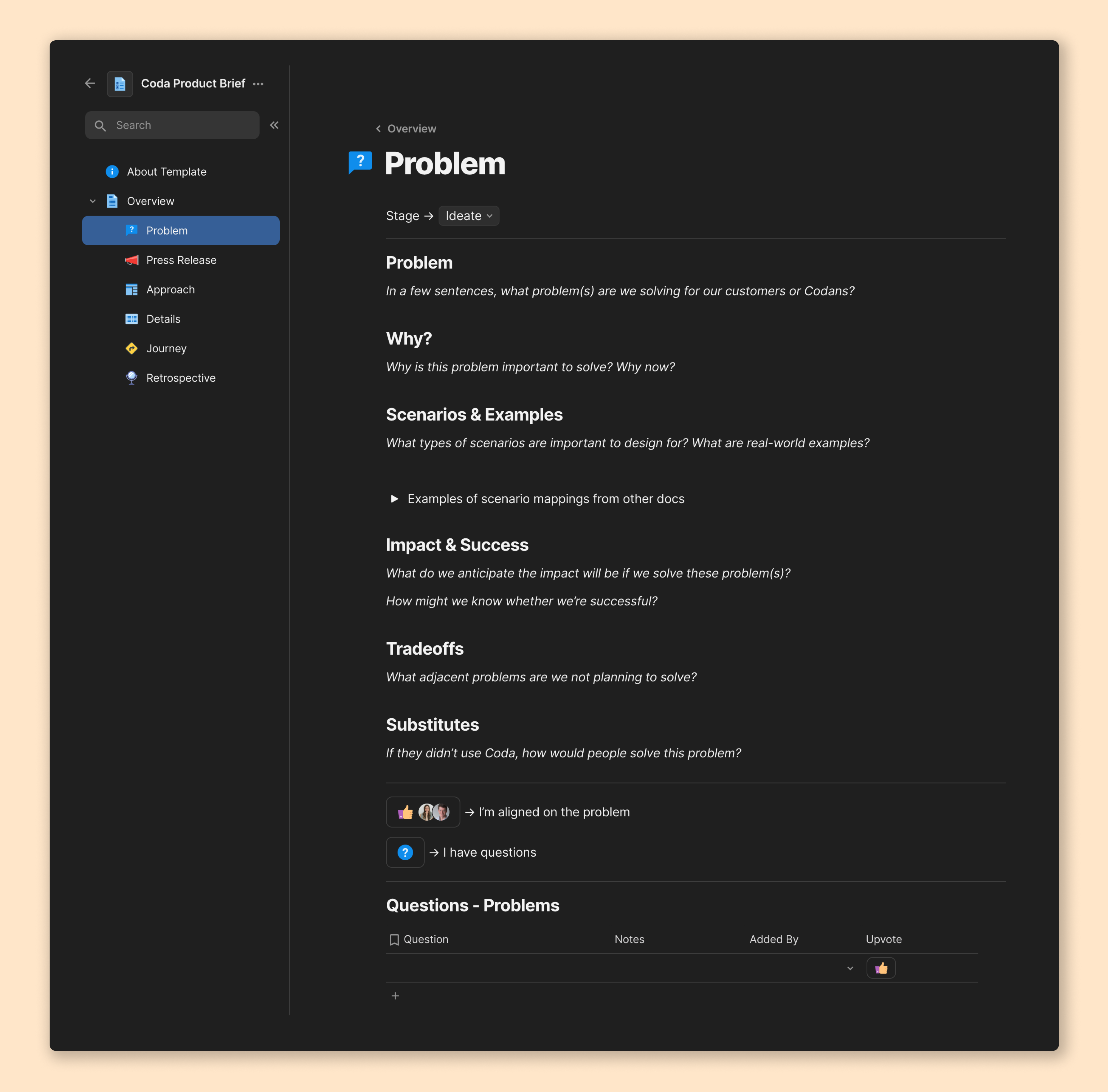 Image from How Coda builds product