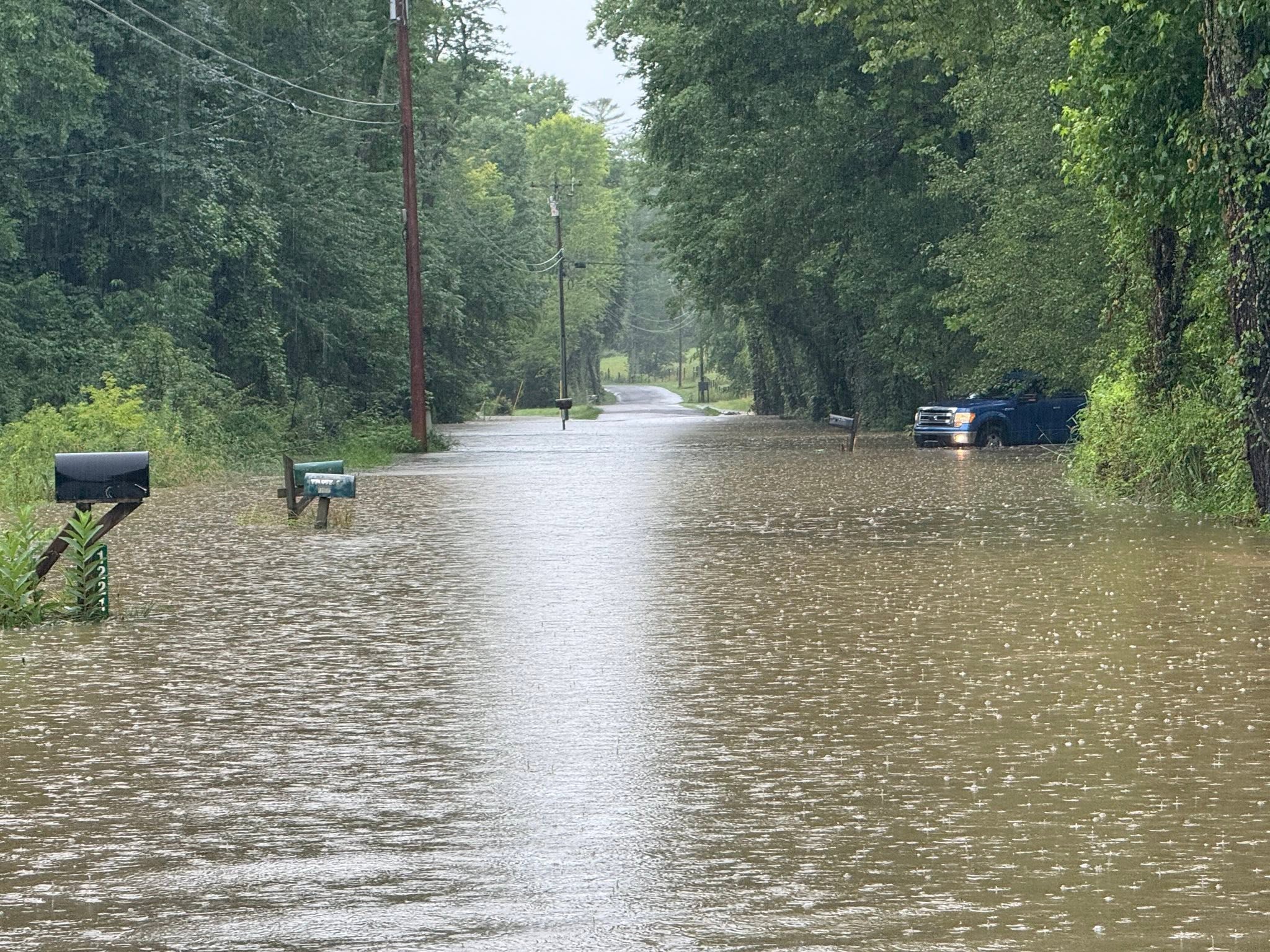 Flood waters recede, several roads still damaged