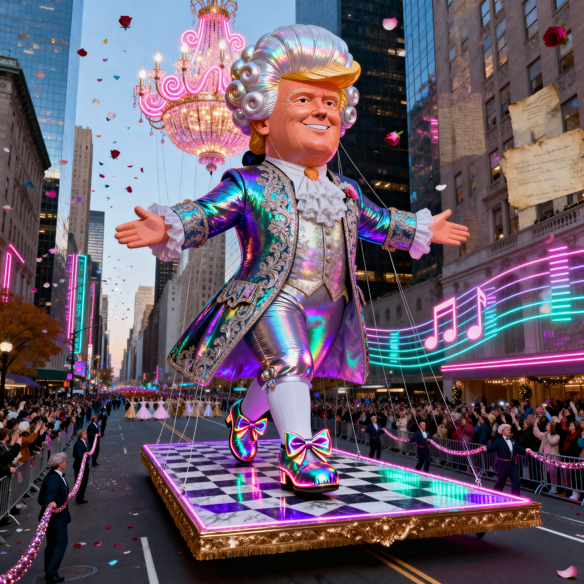 Magick Mica Trump parody art