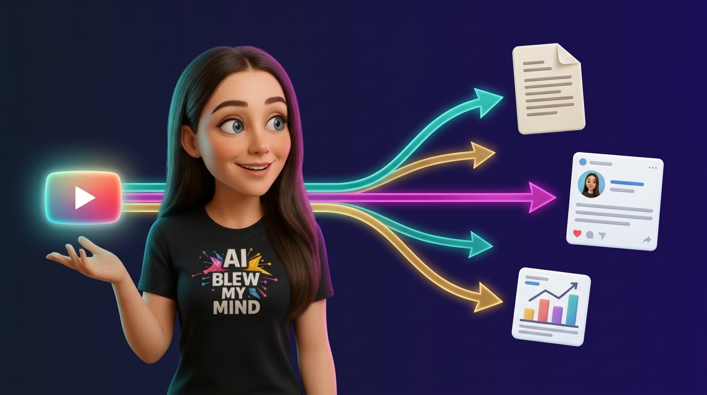 Cover image for Transcribe, repurpose, and fact-check any YouTube video with AI