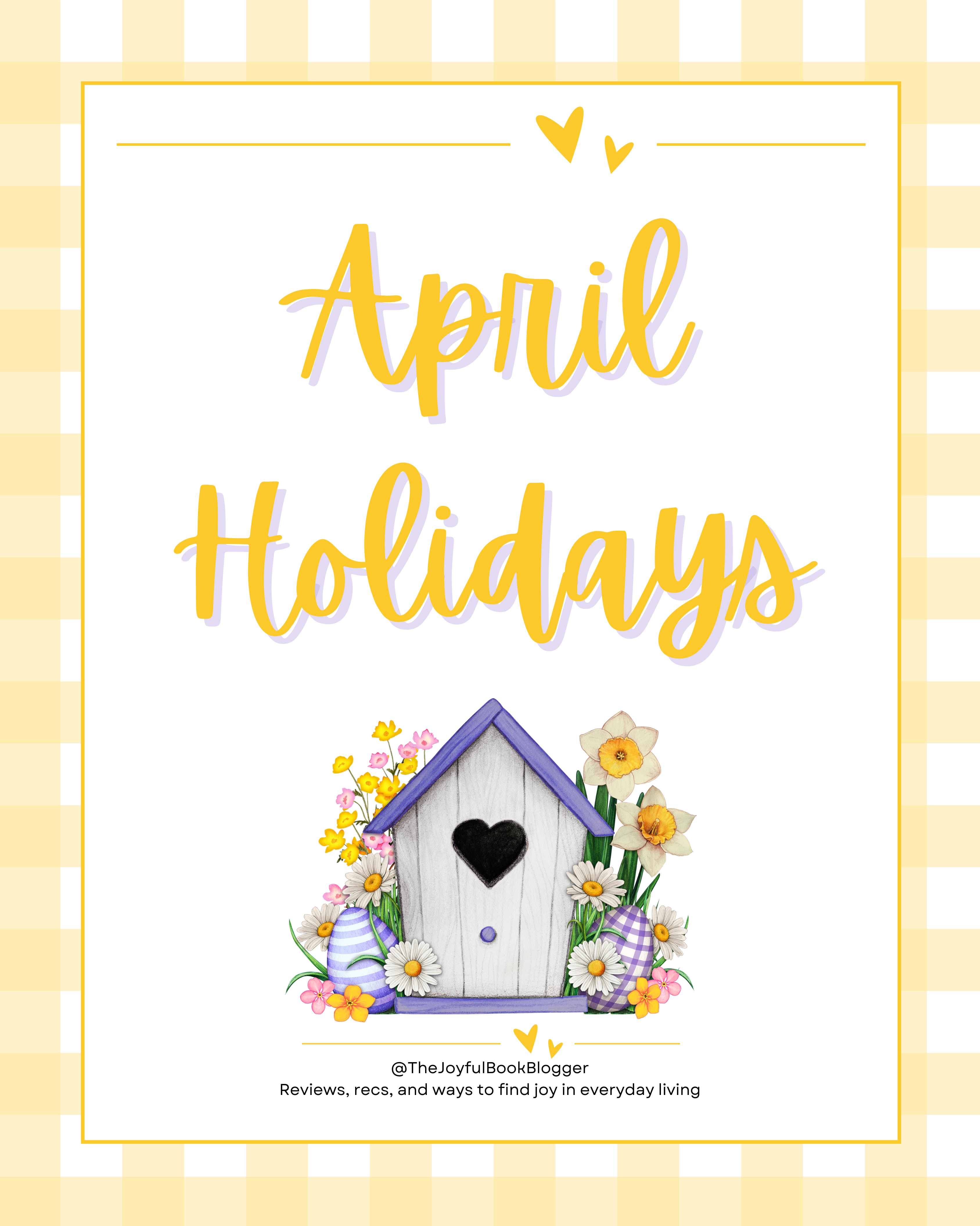 April Holidays and March Reading Wrap-Up - by Arielle Joy