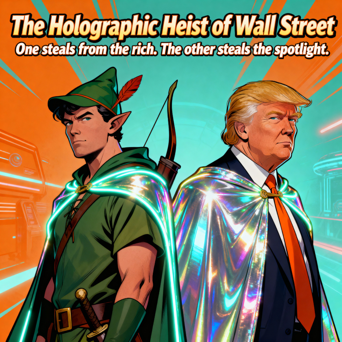 Magick Mica Trump parody art