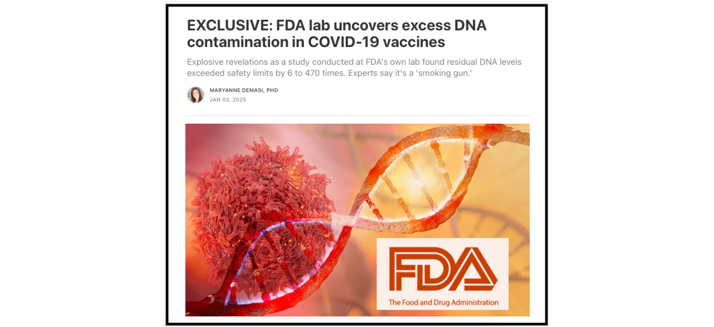 New evidence of DNA contamination in mRNA vaccines – too big to ignore ...