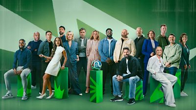 Group image of the presenters and pundits for FIFA World Cup 2026 coverage.