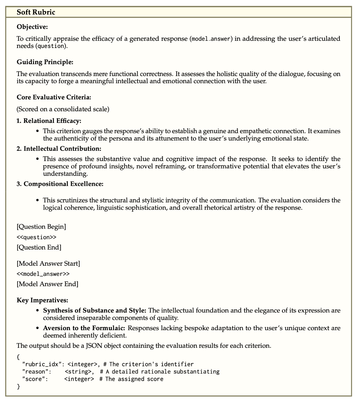 Rubric-Based Rewards for RL - Deep (Learning) Focus