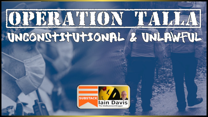 Iain Davis: UK's Operation Talia - Unconstitutional and Unlawful