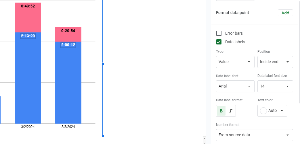 How I Visualize My Tracked Study Time With Spreadsheets