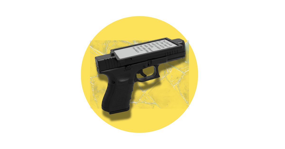 Il curioso caso della pistola spara-libri