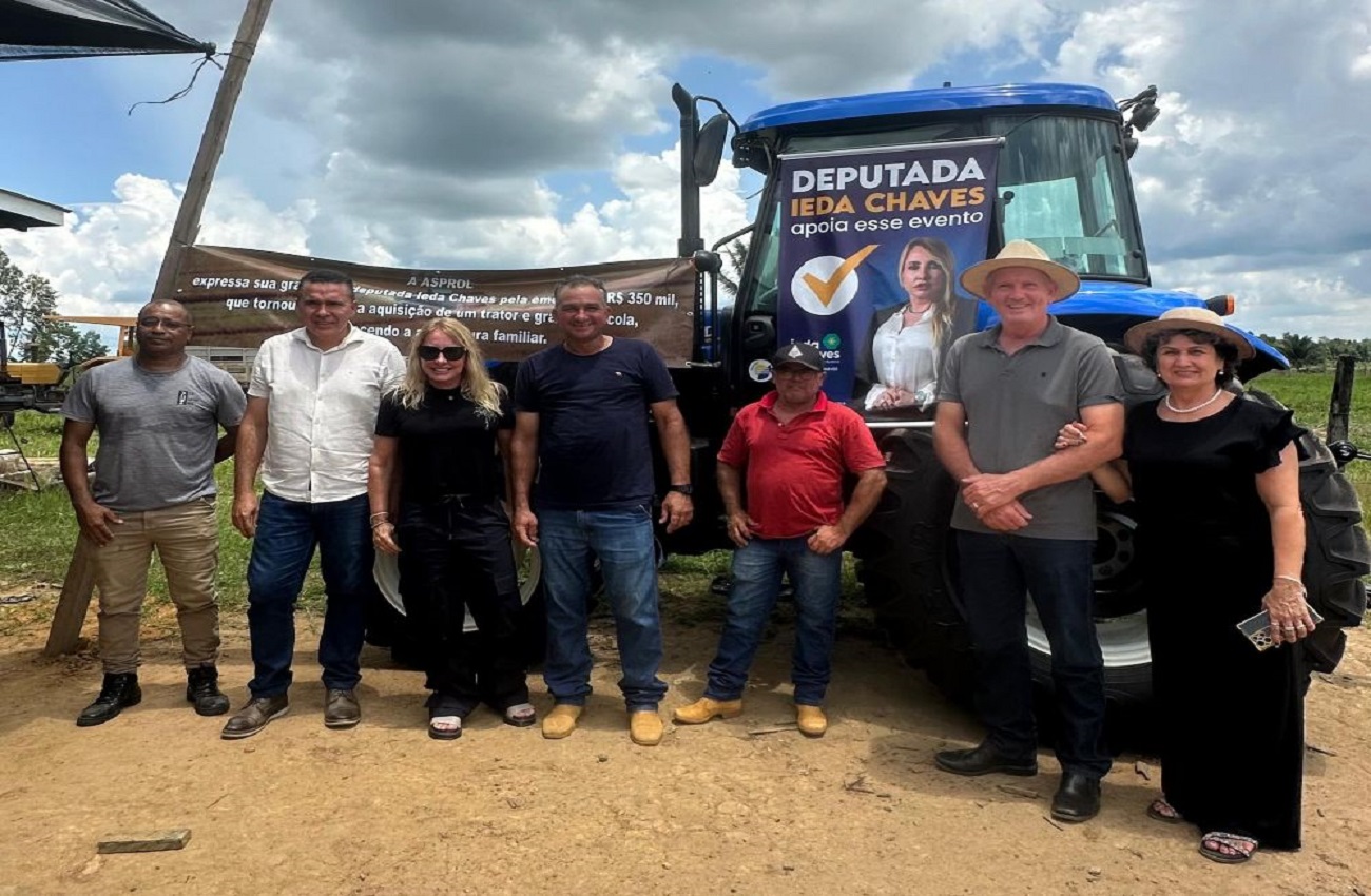 Ieda Chaves fortalece agricultura familiar com entrega de implementos em Porto Velho