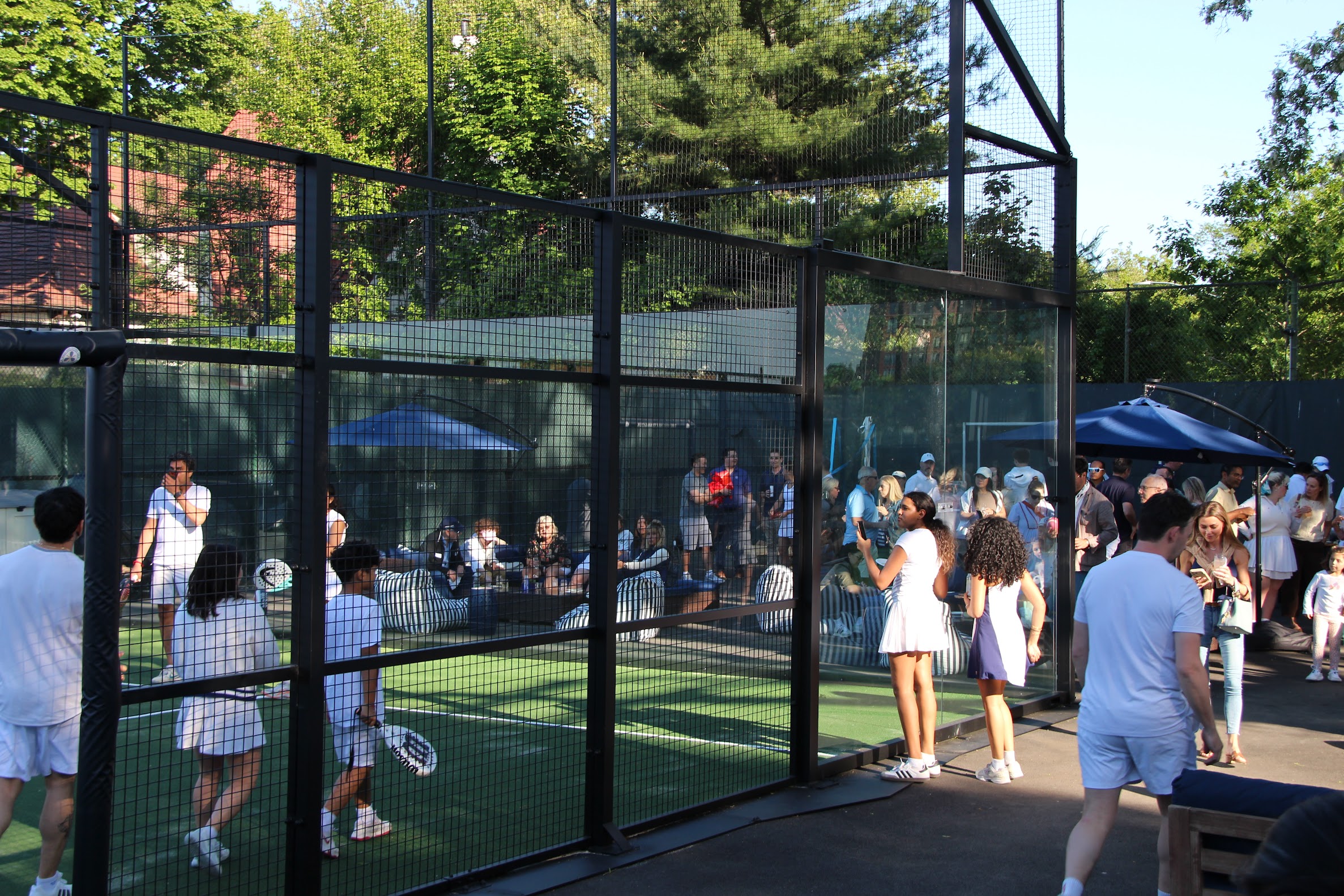 Grand opening of the padel court at West Side Tennis Club