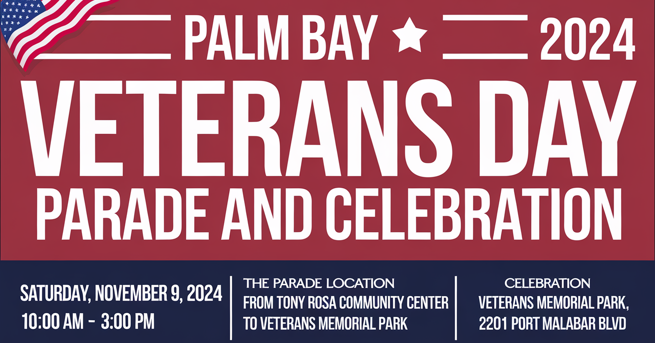 Image for article: Palm Bay Veterans Day Parade and Celebration 2024