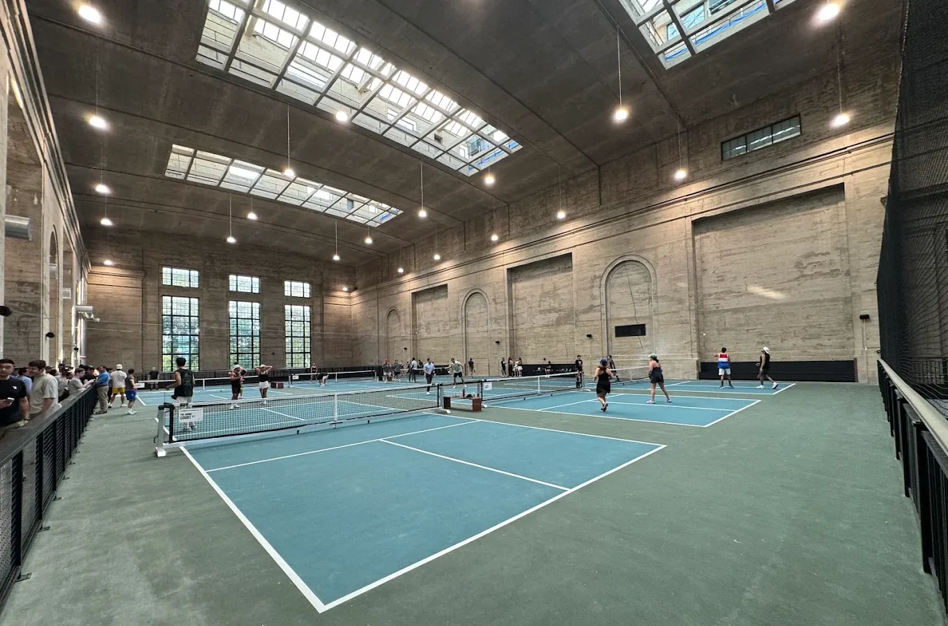 Pickleball courts at Ballers Philadelphia